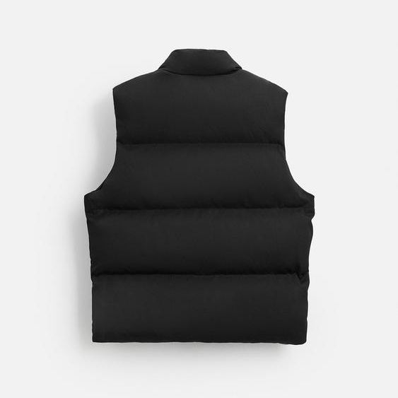 BLACK SLEEVELESS  JACKET