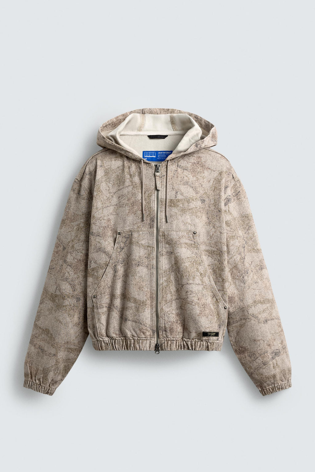 FADED HOODED JACKET