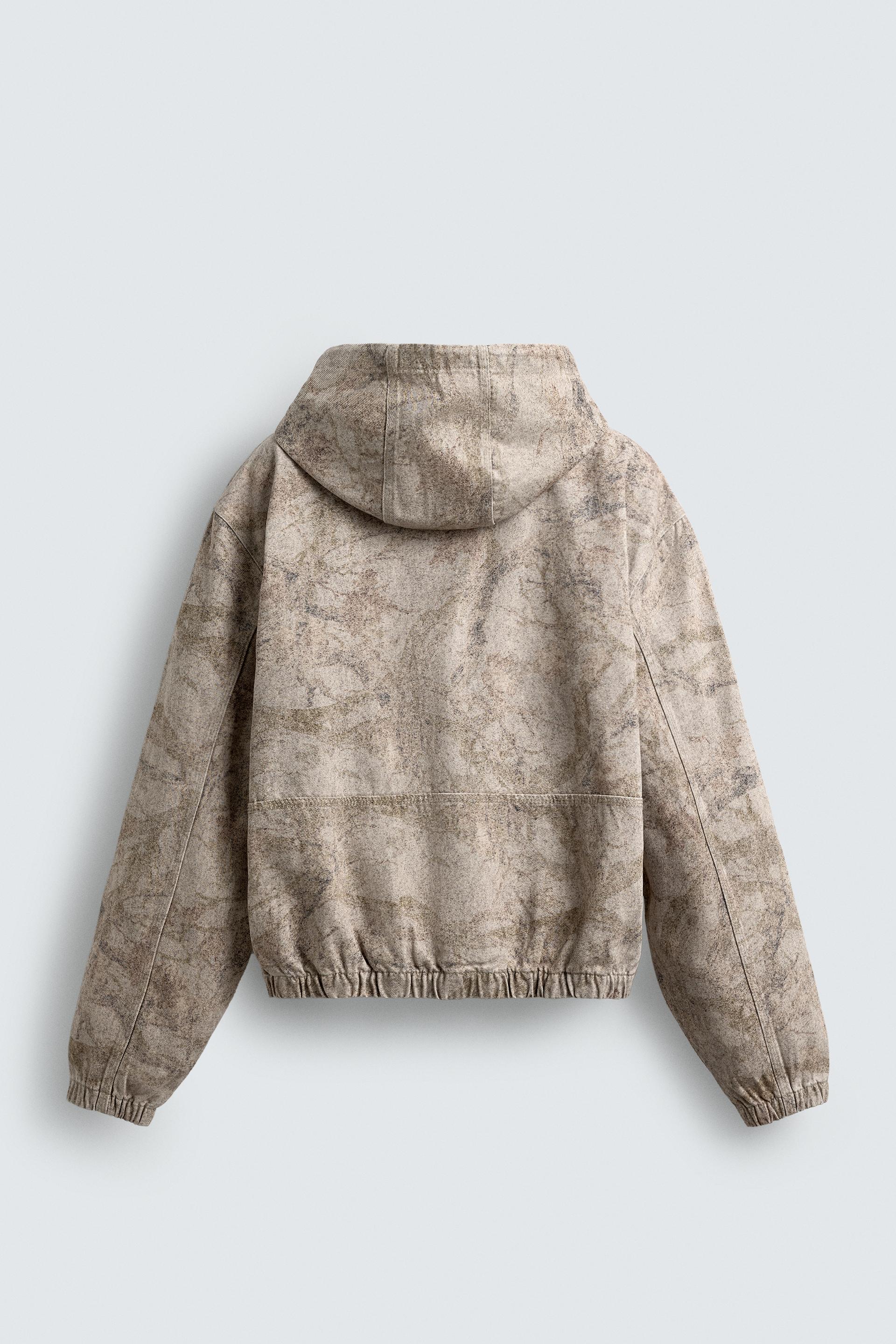 FADED HOODED JACKET