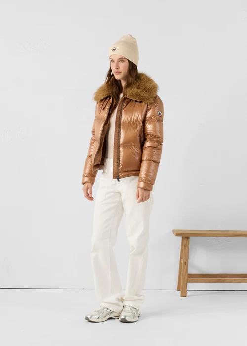 DOUDOUNE GRAND FROID FAUSSE FOURRURE NEVADA SHINY