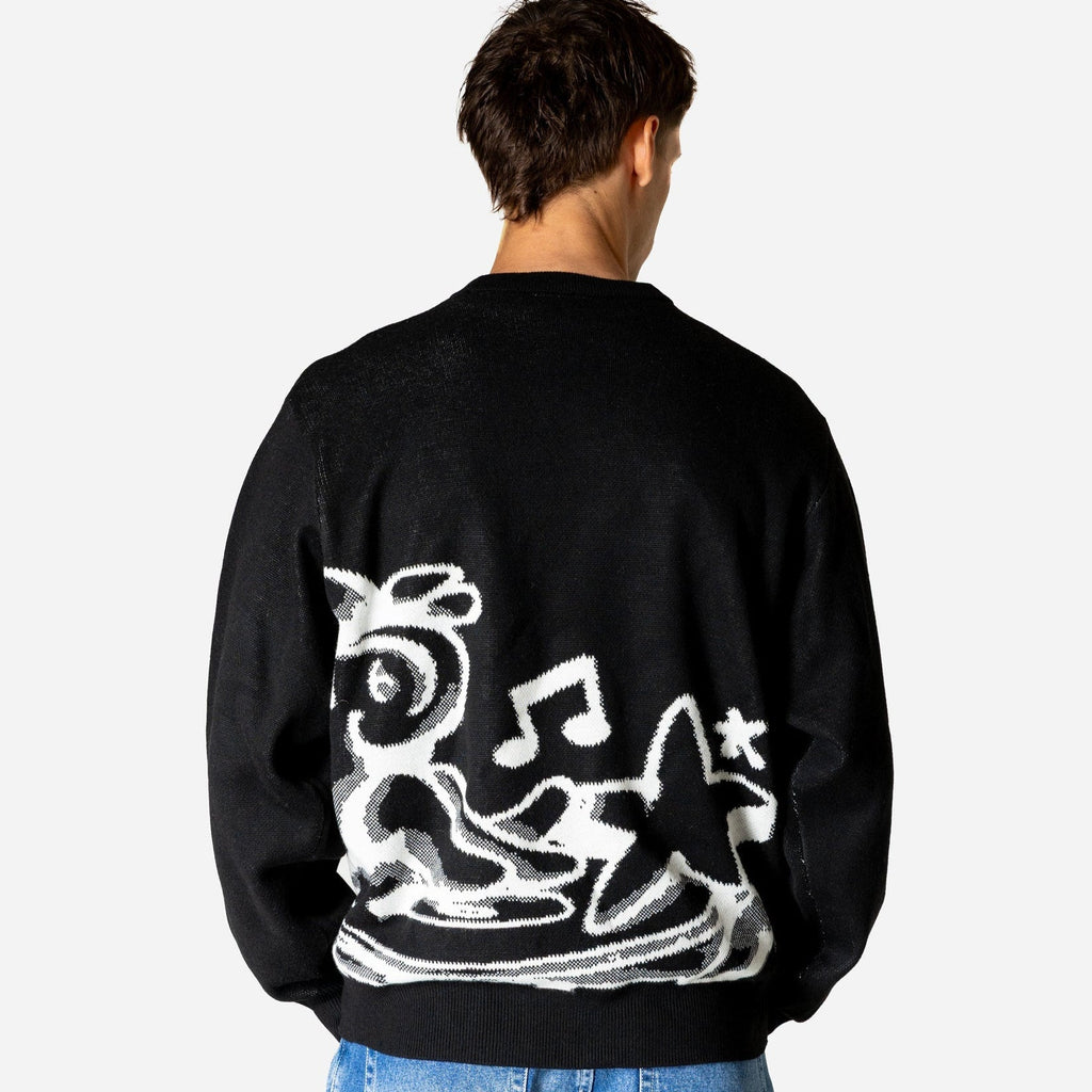 KNIT CREWNECK - BLACK