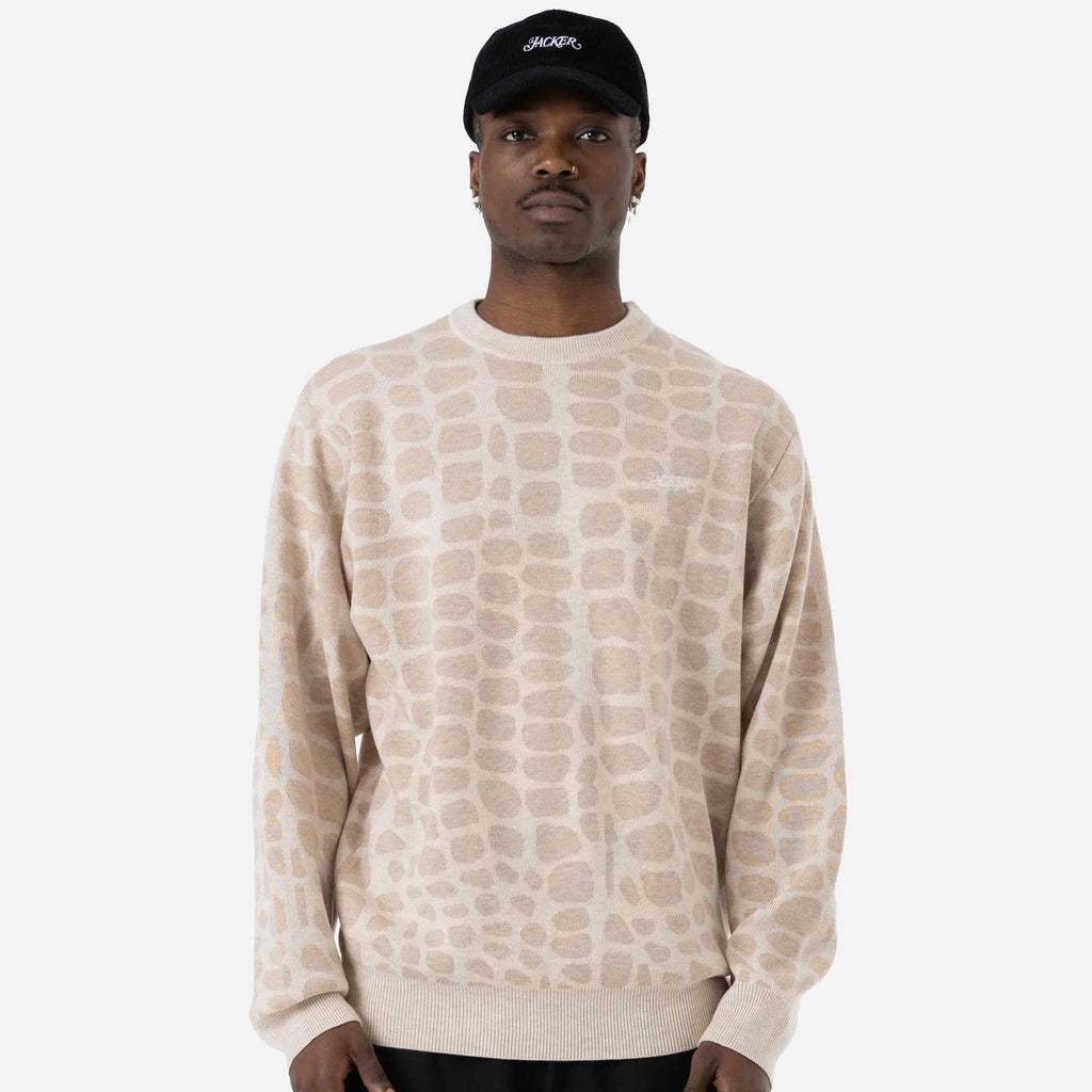 KNIT CREWNECK - BEIGE