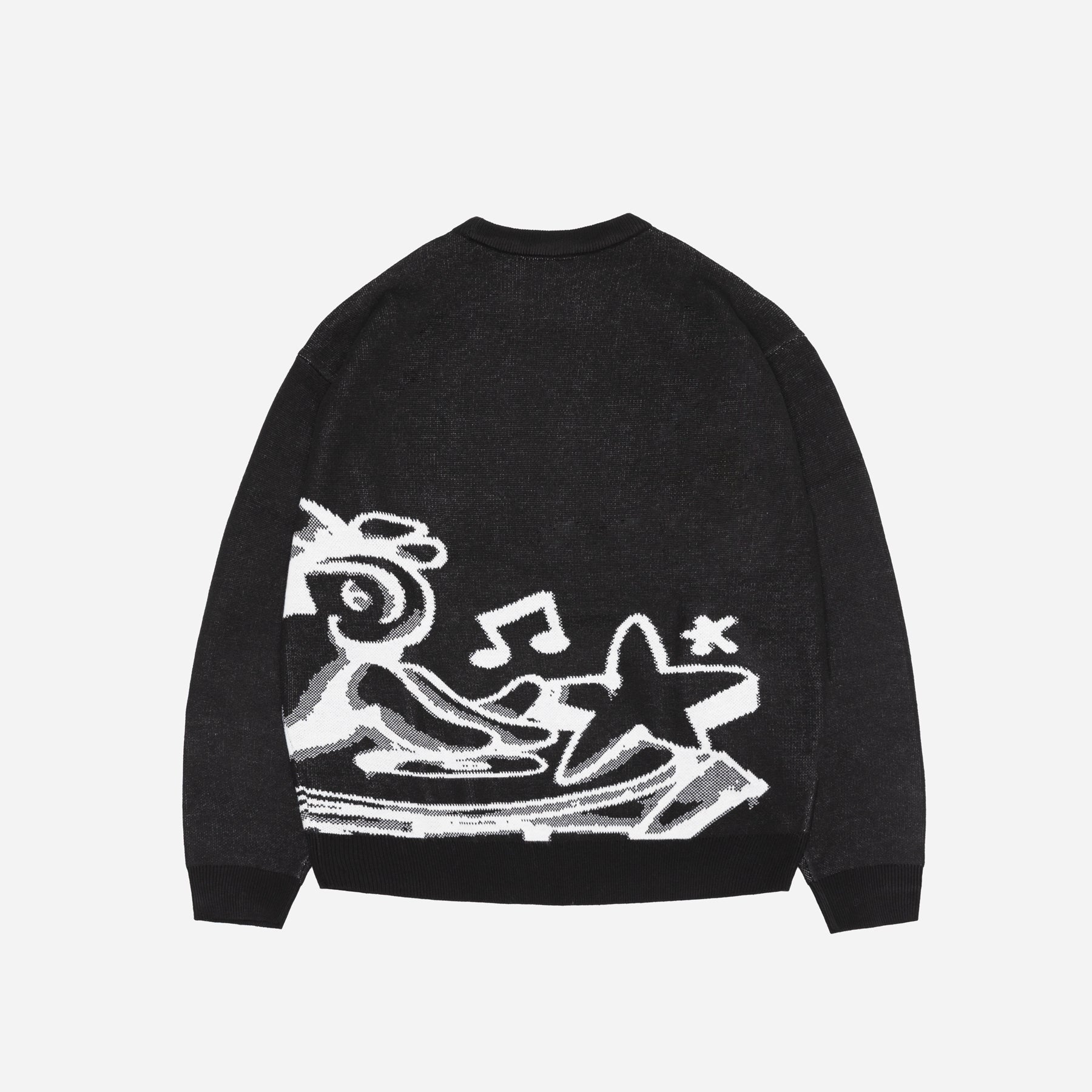 KNIT CREWNECK - BLACK