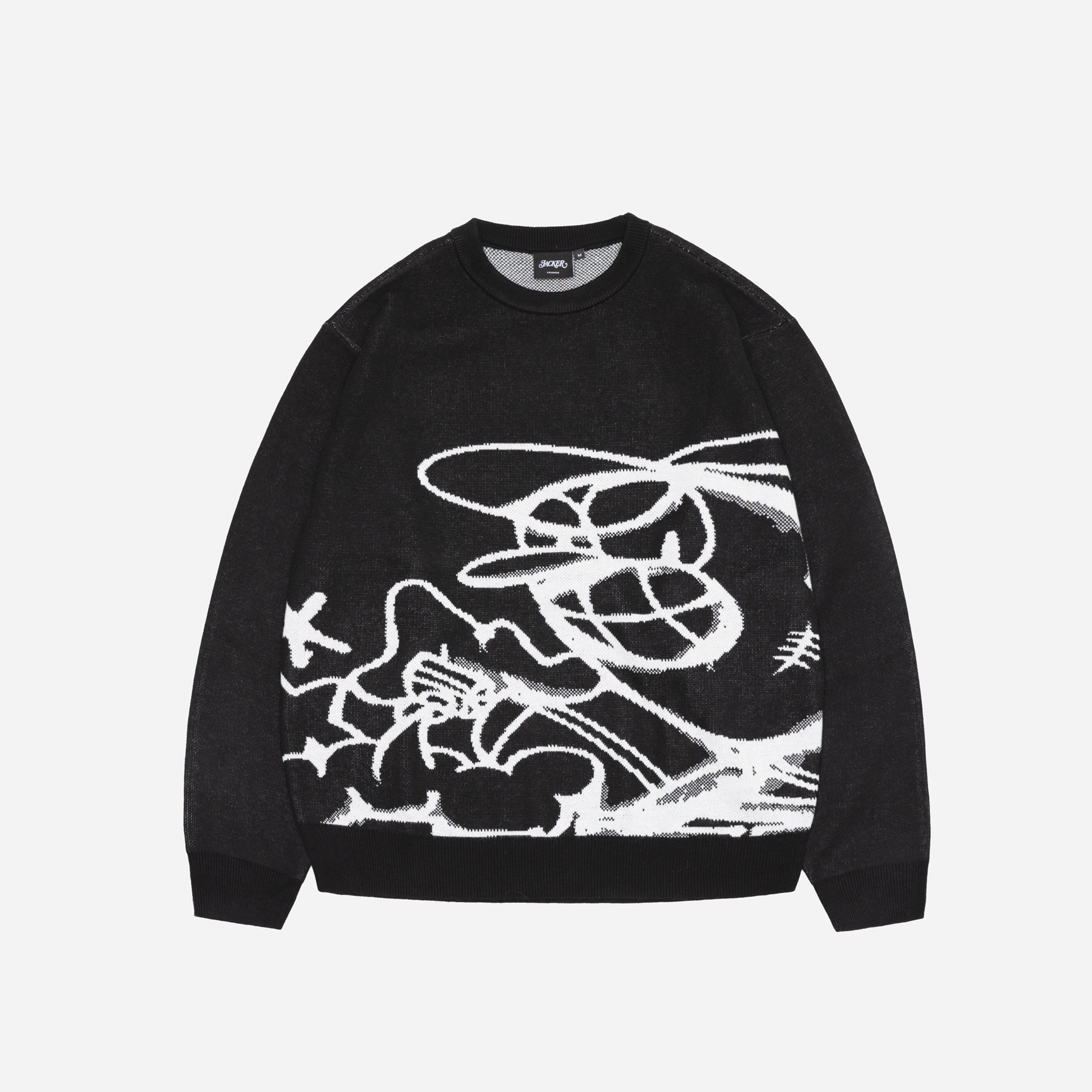KNIT CREWNECK - BLACK