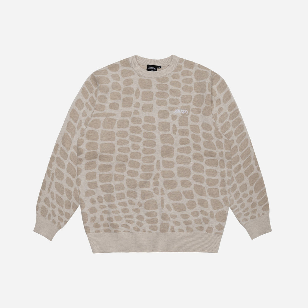 KNIT CREWNECK - BEIGE