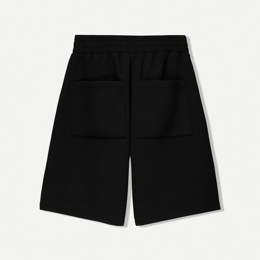 Black street shorts