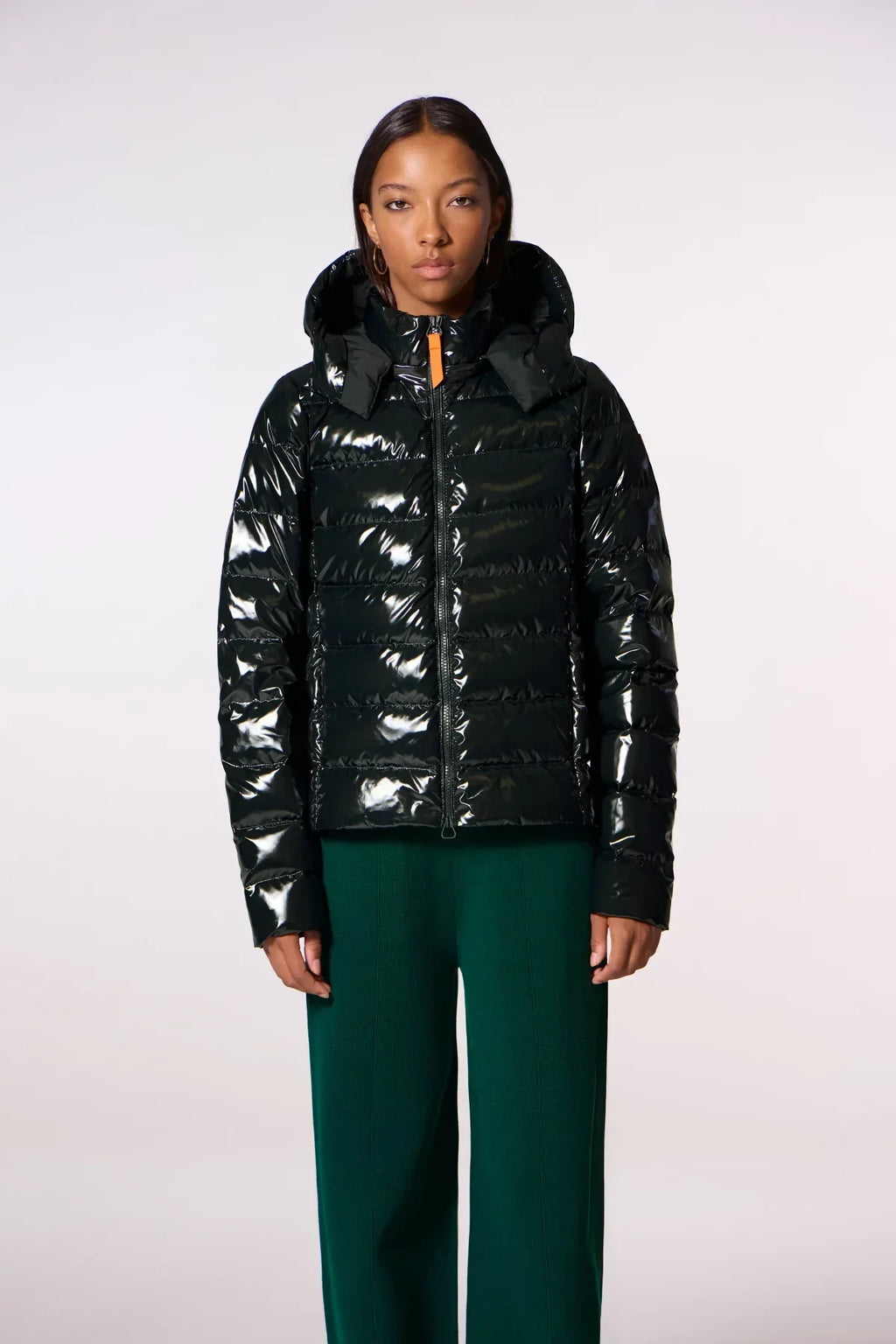 Doudoune courte ajustée matelassée France Bright - Dark Forest