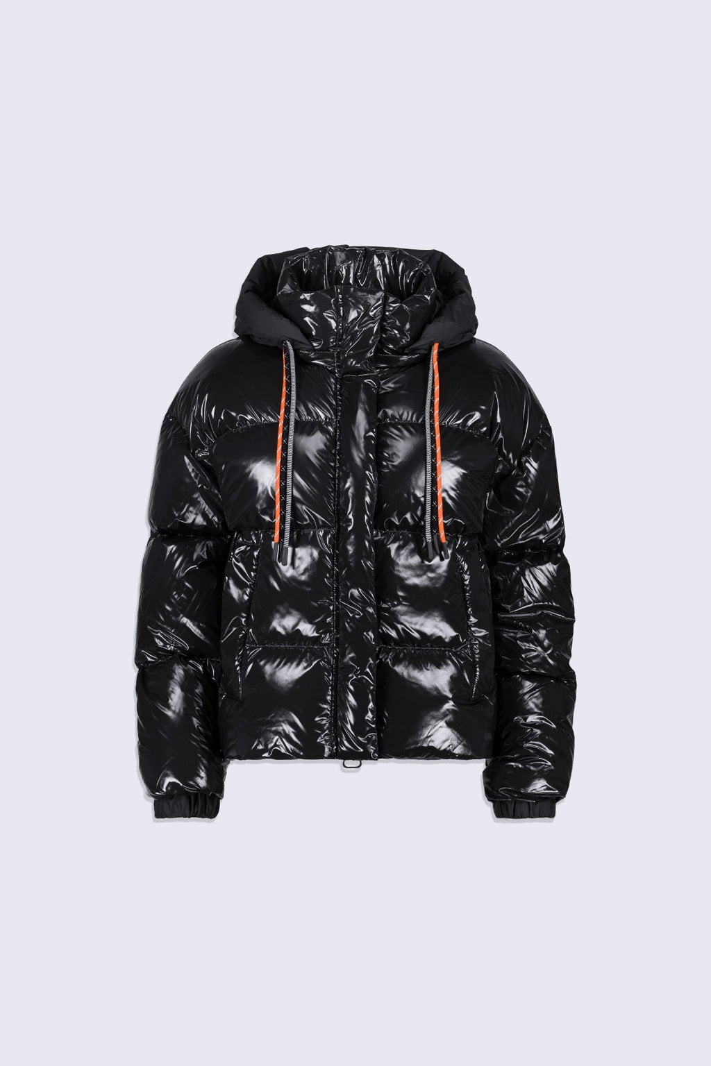 Doudoune courte brillante Lili Bright - Noir