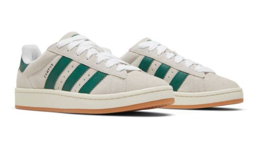 Campus 00s 'Crystal White Dark Green'